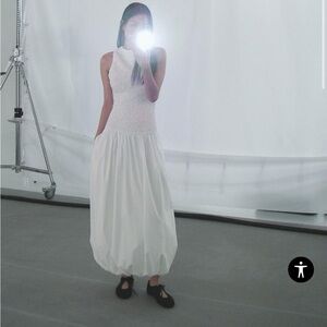 Zara poplin balloon dress